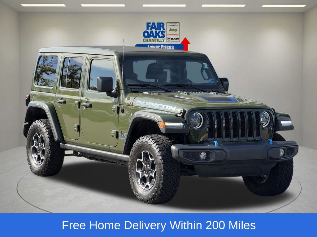Used 2023 Jeep Wrangler Unlimited Rubicon 4xe w/ Cold Weather Group