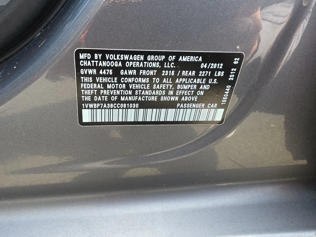 Used 2012 Volkswagen Passat 2.5 SE FWD image 18