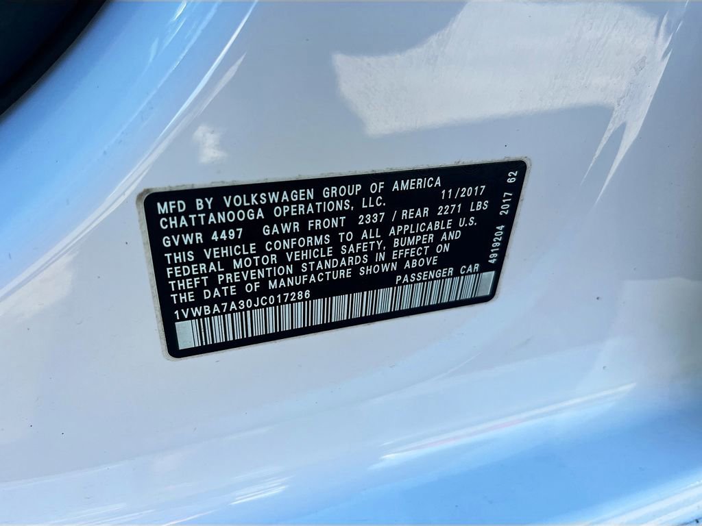 Used 2018 Volkswagen Passat 2.0T SE image 31