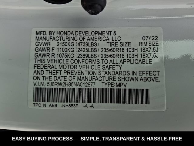 Used 2022 Honda CR-V EX-L image 28