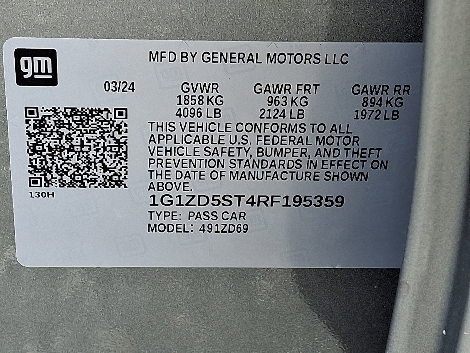 Certified 2024 Chevrolet Malibu LT FWD image 27