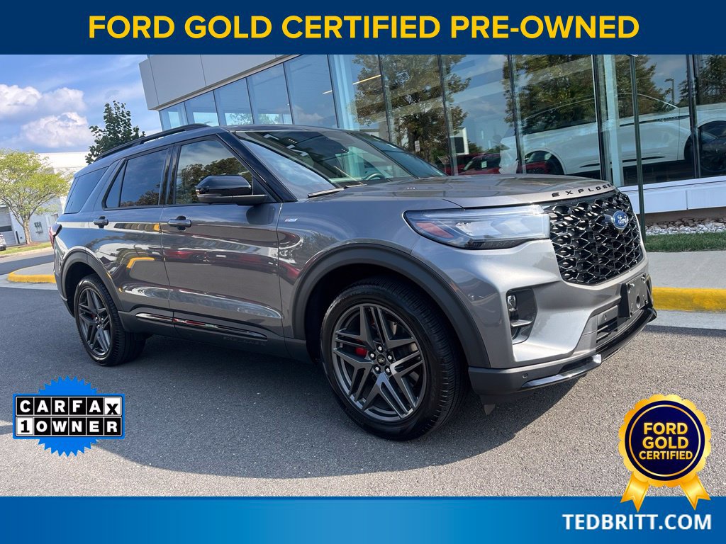 Certified 2025 Ford Explorer ST-Line w/ ST-Line Street Pack AWD/4WD image 1