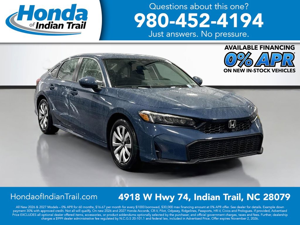 New 2026 Honda Civic LX