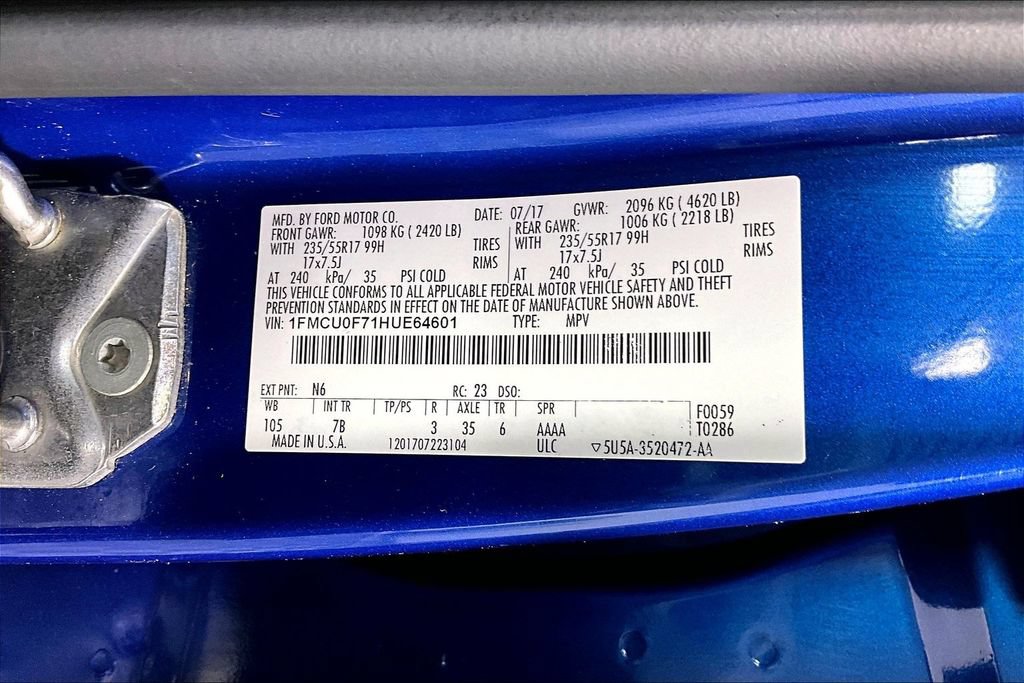 Used 2017 Ford Escape S FWD image 31