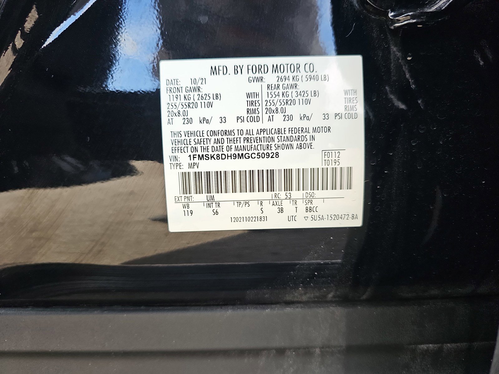 Used 2021 Ford Explorer XLT w/ Equipment Group 202A AWD/4WD image 37