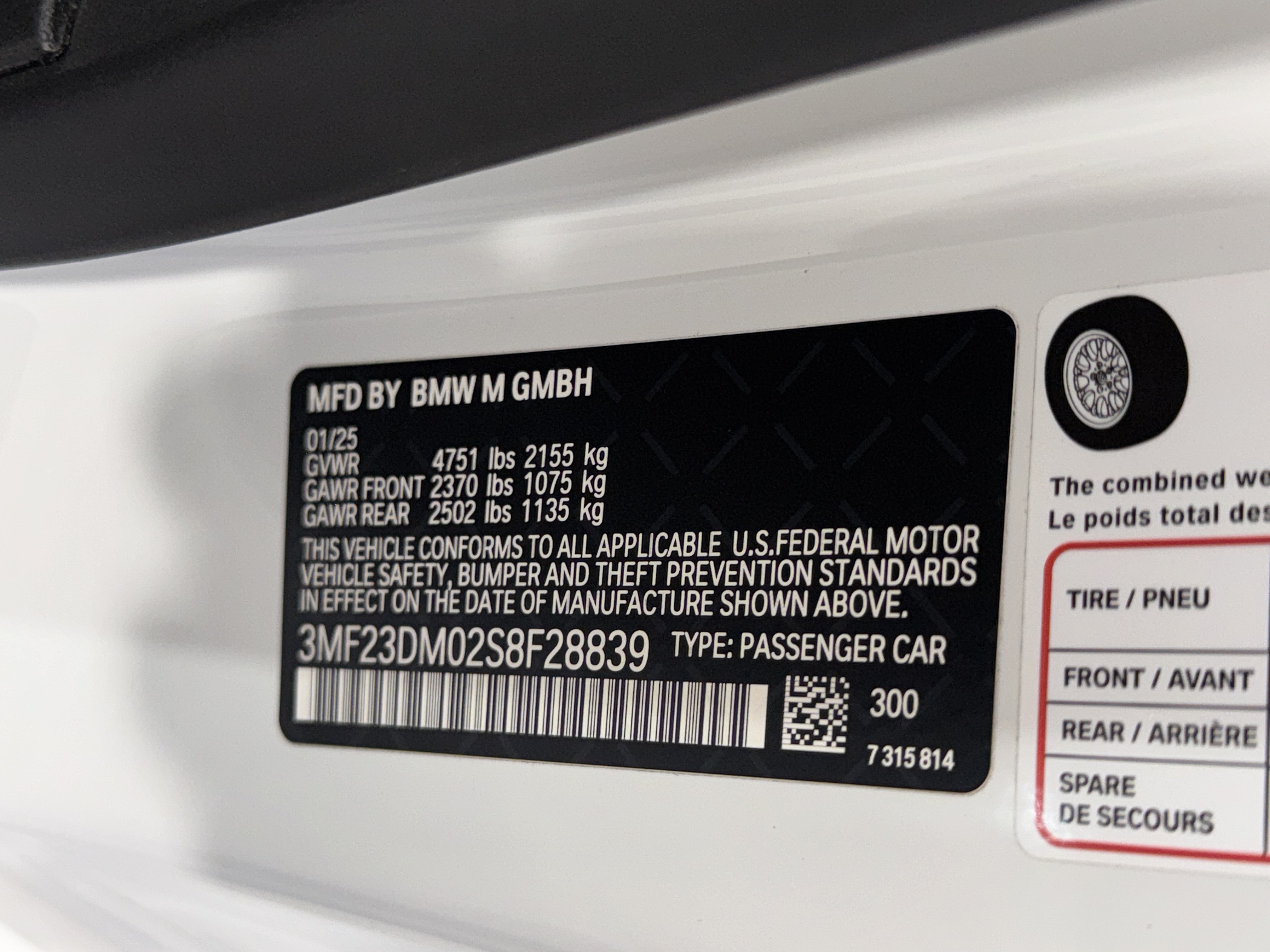 Used 2025 BMW M2 w/ Lighting Package RWD image 34