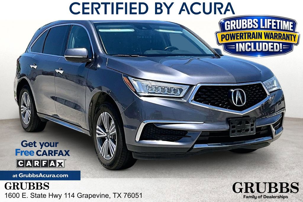 Used 2020 Acura MDX FWD