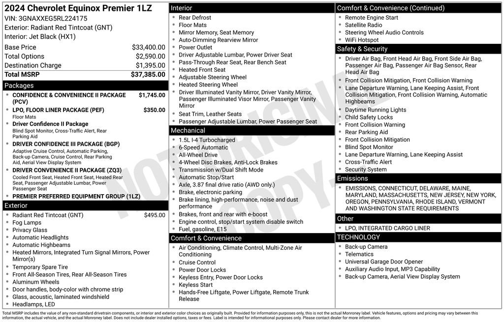Used 2024 Chevrolet Equinox Premier image 35
