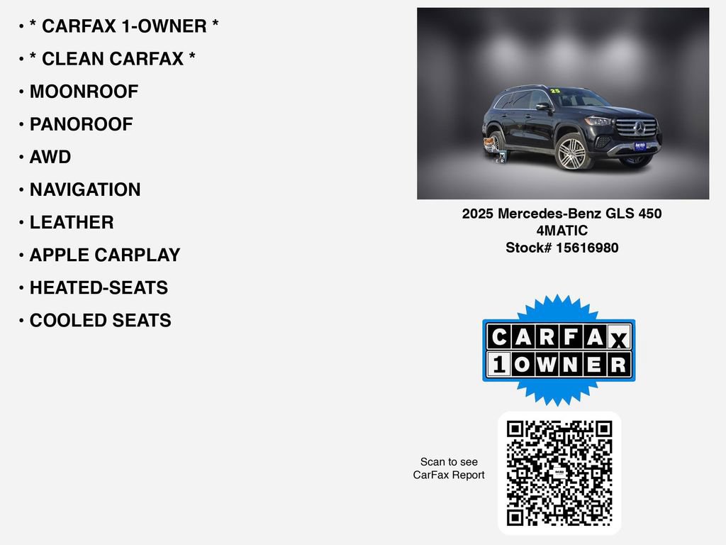 Used 2025 Mercedes-Benz GLS 450 4MATIC image 7