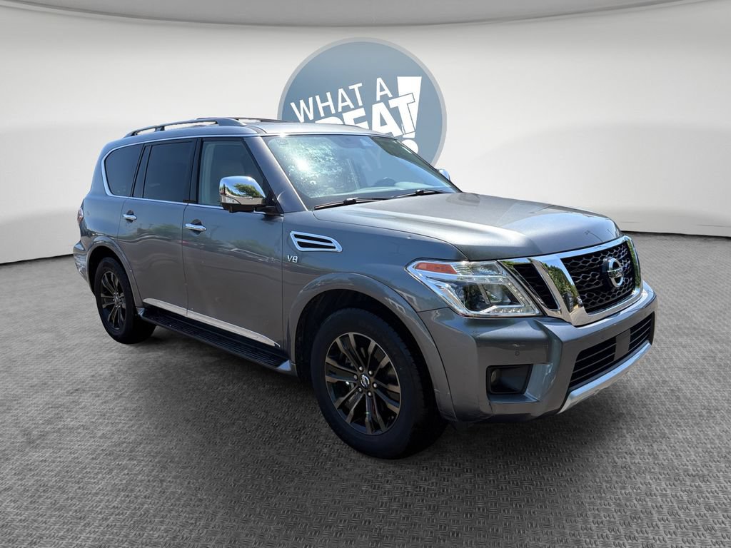 Used 2018 Nissan Armada Platinum w/ Interior Lighting Package RWD image 1
