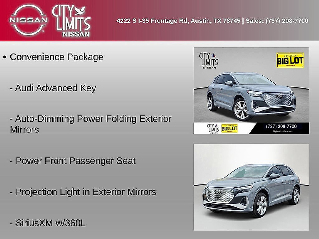 Used 2023 Audi Q4 e-tron Premium Plus AWD/4WD image 12