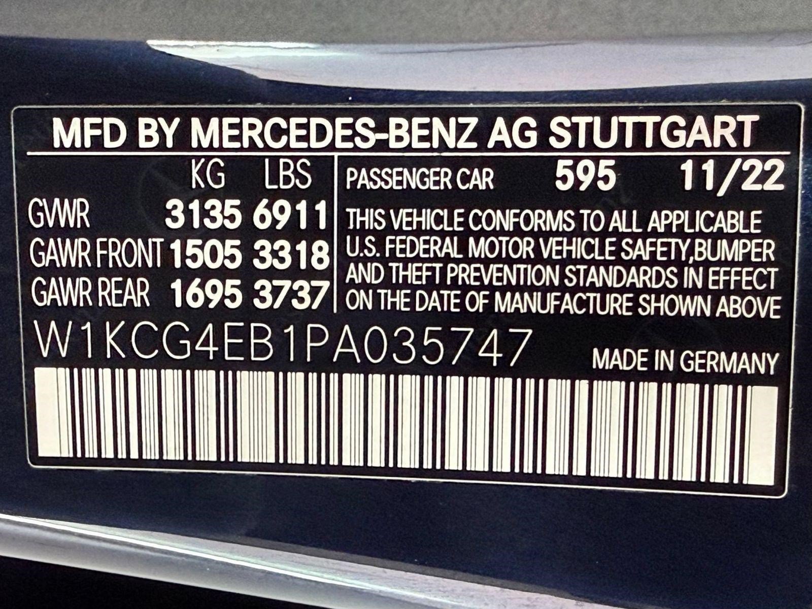 Certified 2023 Mercedes-Benz EQS 580 4MATIC Sedan image 23