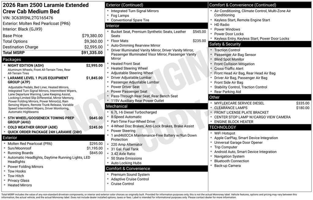 New 2026 RAM 2500 Laramie w/ Night Edition image 39