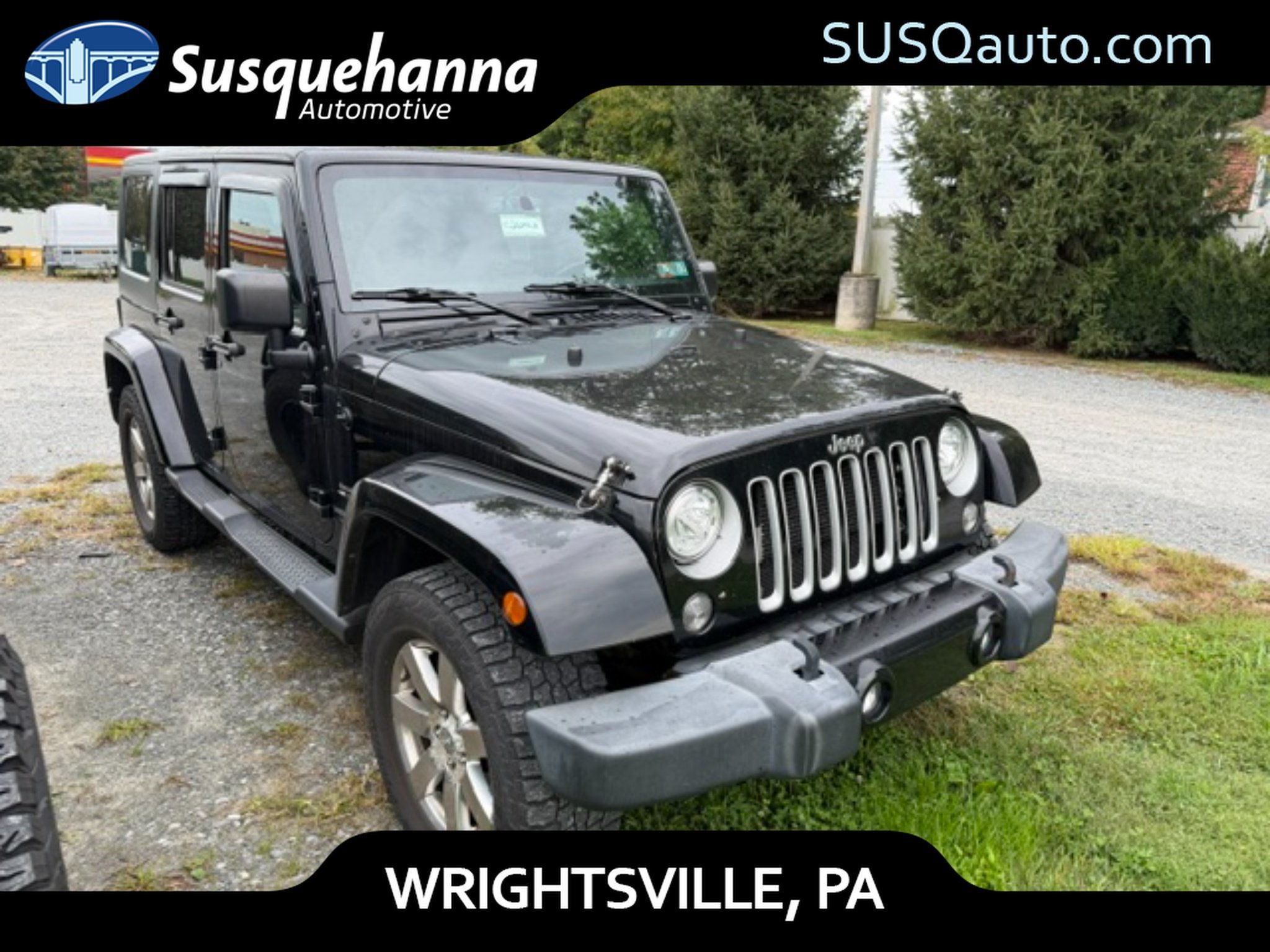 Used 2017 Jeep Wrangler Unlimited Sahara w/ Connectivity Group AWD/4WD image 1