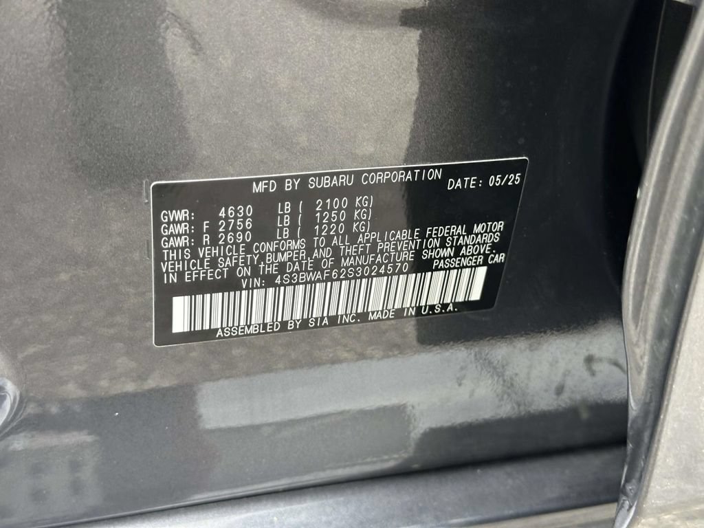 Certified 2025 Subaru Legacy Premium AWD/4WD image 13