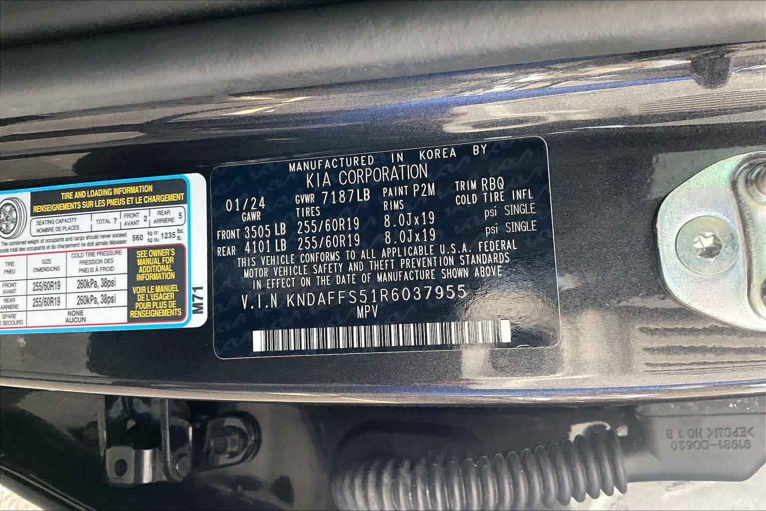 Used 2024 Kia EV9 Wind AWD/4WD image 33
