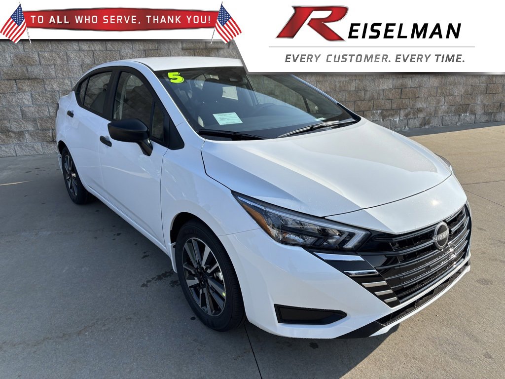 New 2025 Nissan Versa S w/ S Plus Package