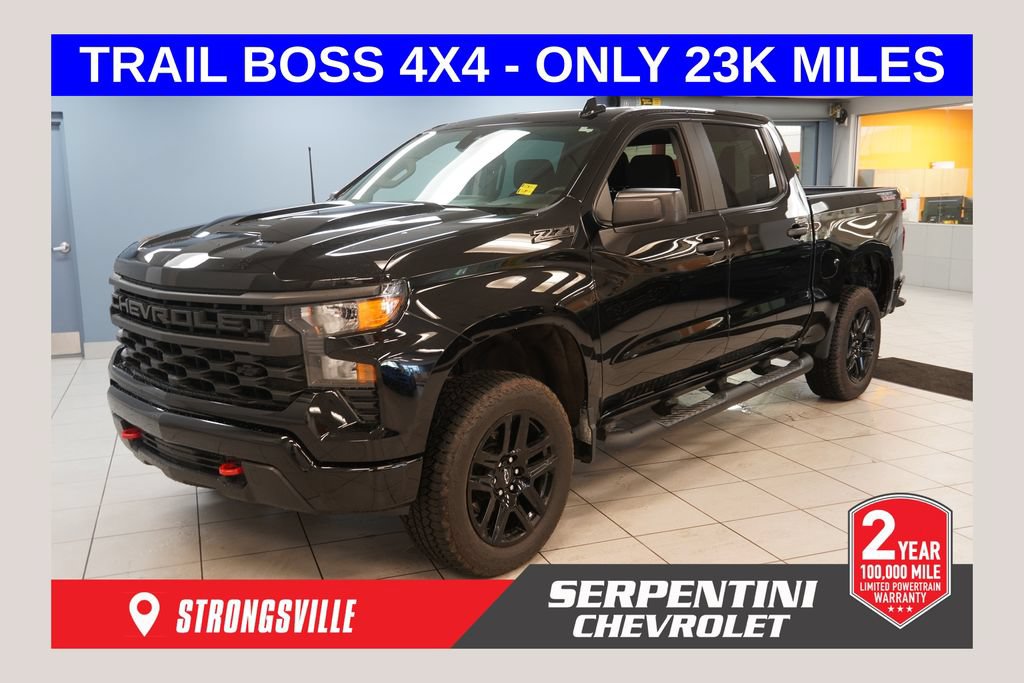 Used 2023 Chevrolet Silverado 1500 Custom Trail Boss w/ 2.7L Blackout Package