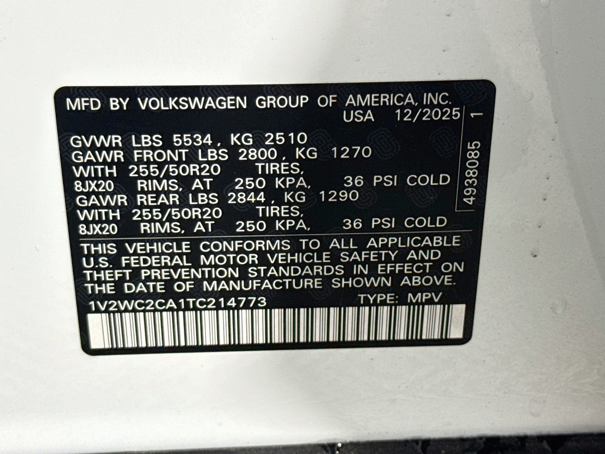 Used 2026 Volkswagen Atlas Cross Sport SE FWD image 40