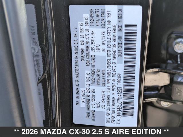 New 2026 MAZDA CX-30 Aire Edition image 15