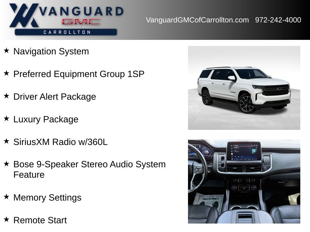 Used 2022 Chevrolet Suburban RST w/ Luxury Package RWD image 6