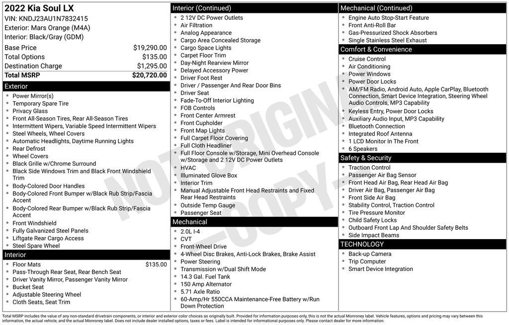 Used 2022 Kia Soul LX image 8