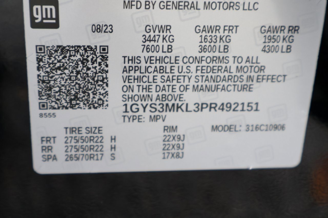 Certified 2023 Cadillac Escalade ESV Premium Luxury Platinum image 33