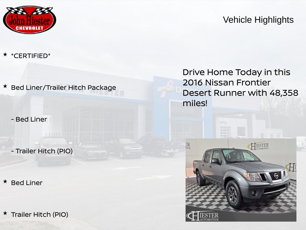 Used 2016 Nissan Frontier Desert Runner RWD image 5