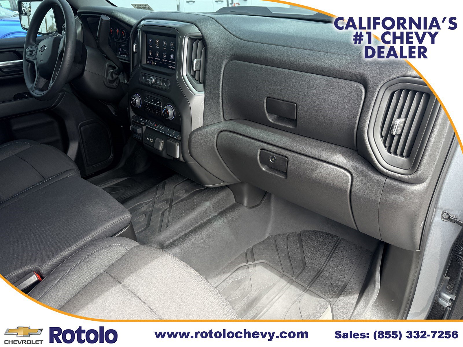 Used 2025 Chevrolet Silverado 1500 Custom Trail Boss w/ Turbomax Blackout Package AWD/4WD image 7