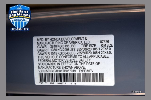 New 2026 Honda Pilot Elite image 1