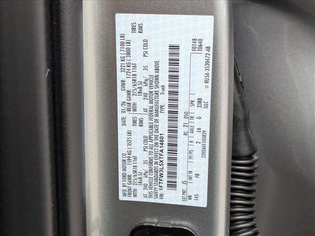 New 2026 Ford F150 XLT w/ Equipment Group 302A MID AWD/4WD image 17