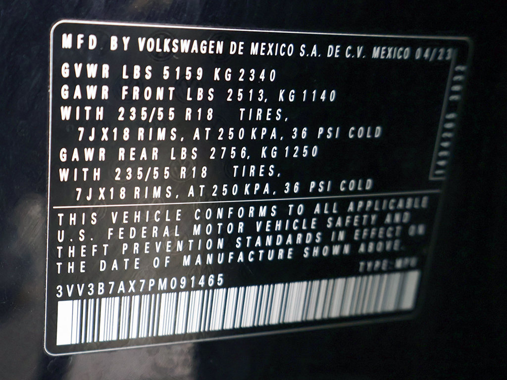 Used 2023 Volkswagen Tiguan SE FWD image 54