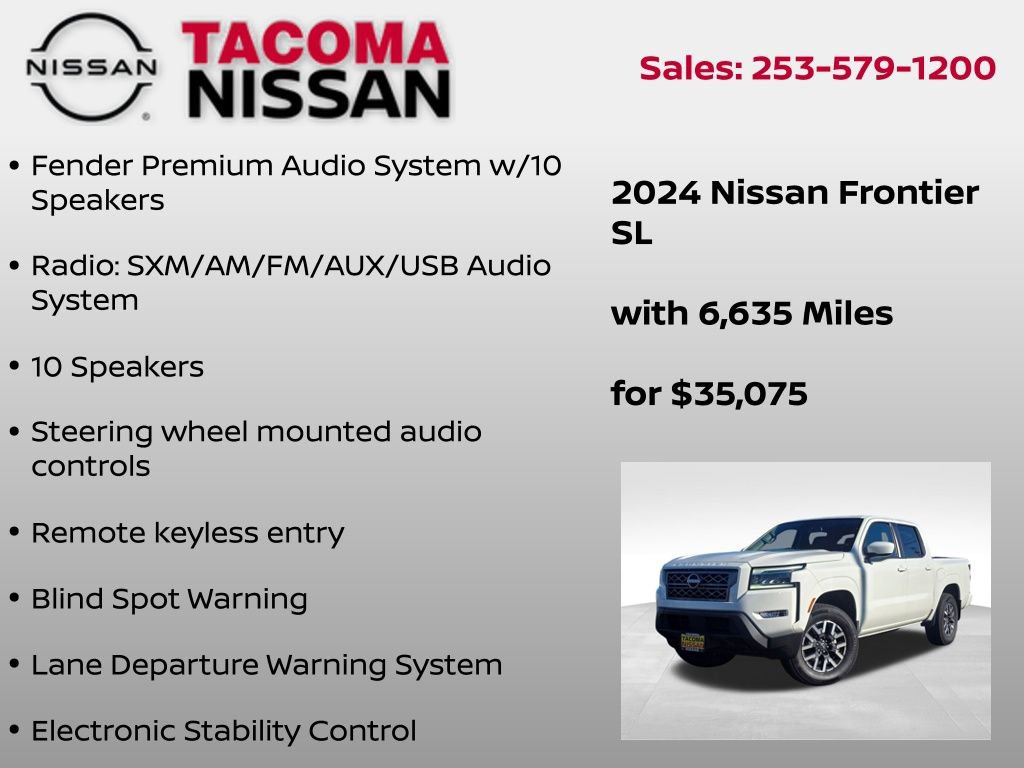 Certified 2024 Nissan Frontier SL w/ Technology Package image 18