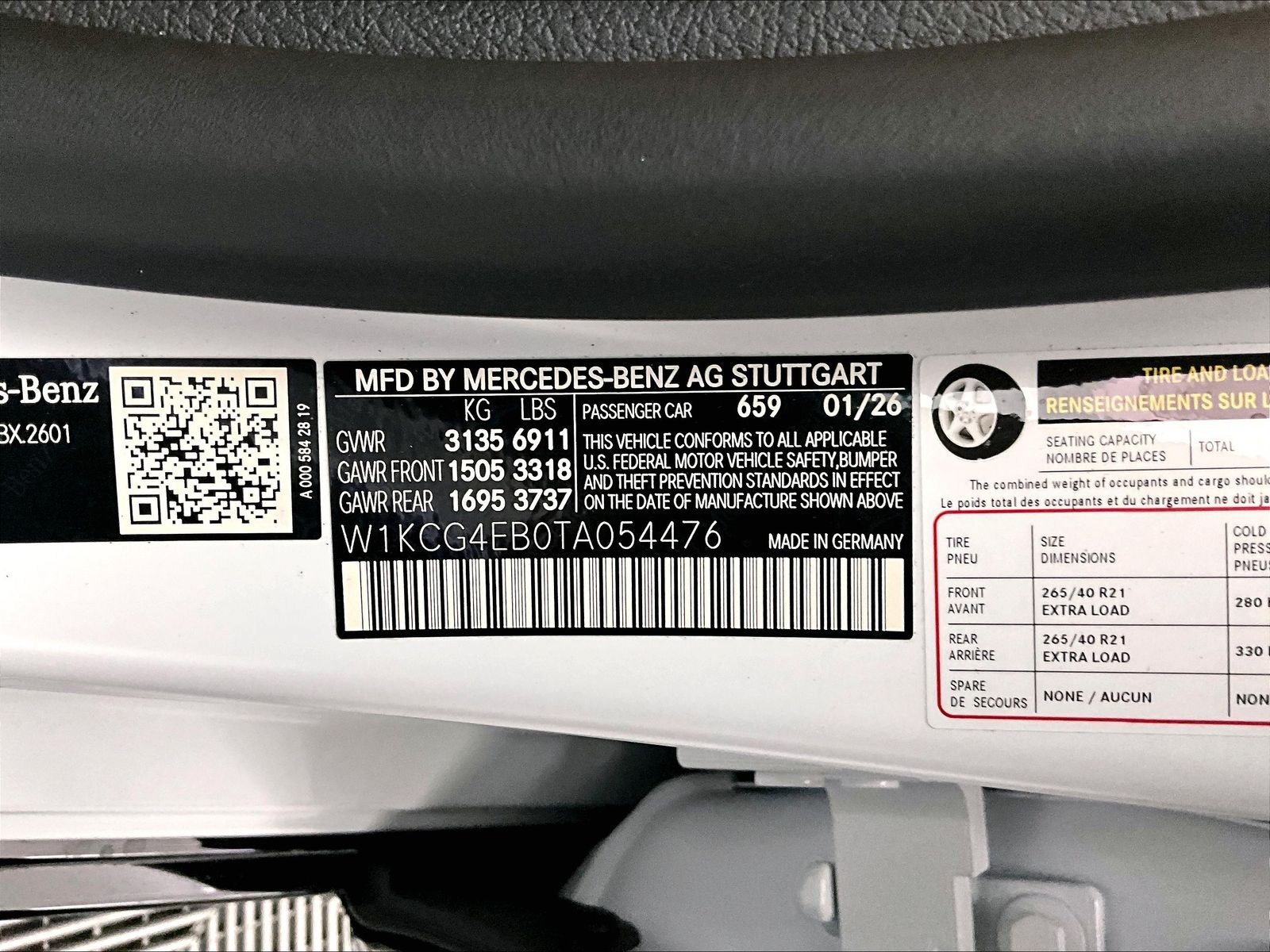 New 2026 Mercedes-Benz EQS 580 4MATIC Sedan image 15