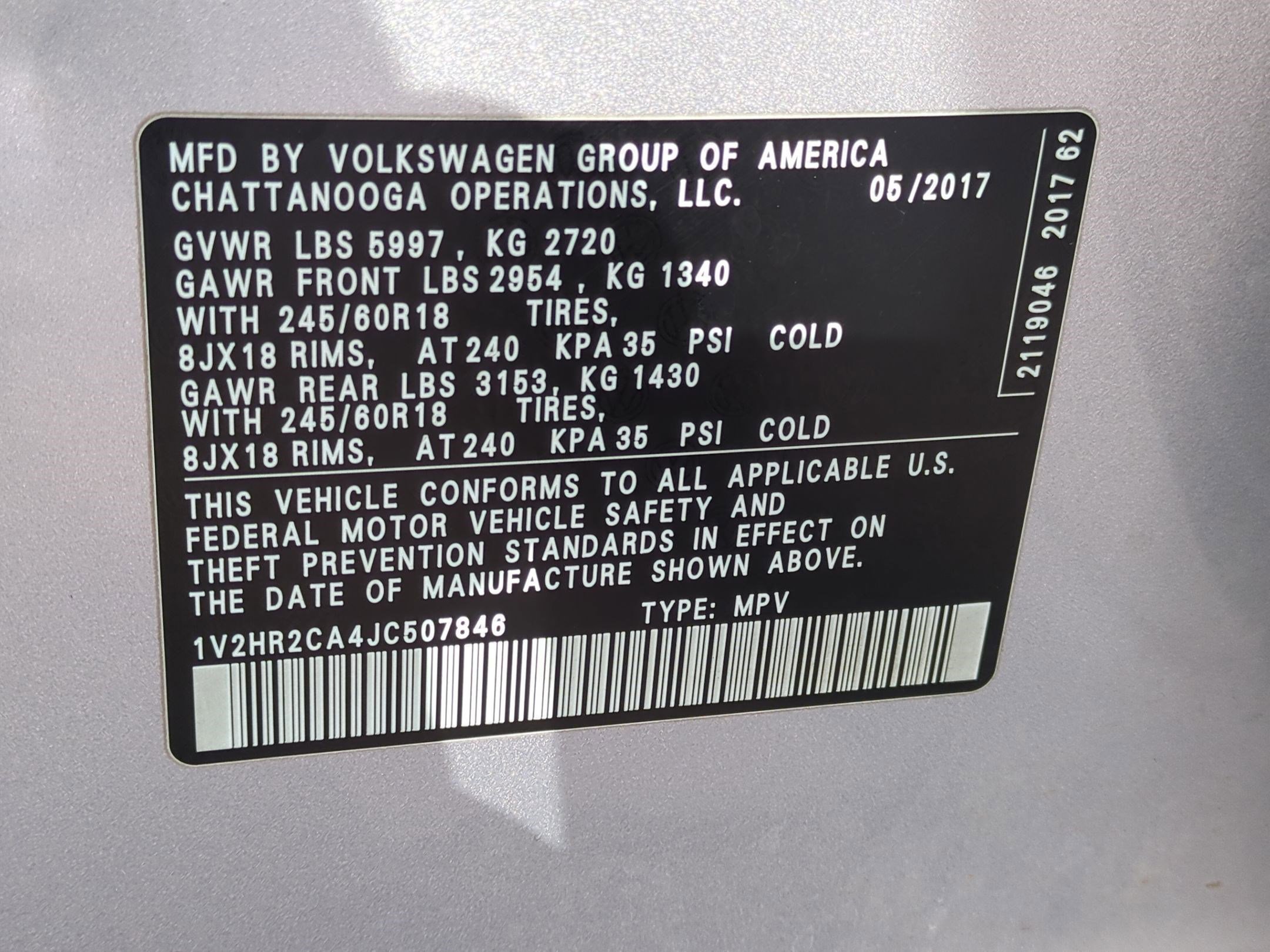 Used 2018 Volkswagen Atlas Launch Edition image 35