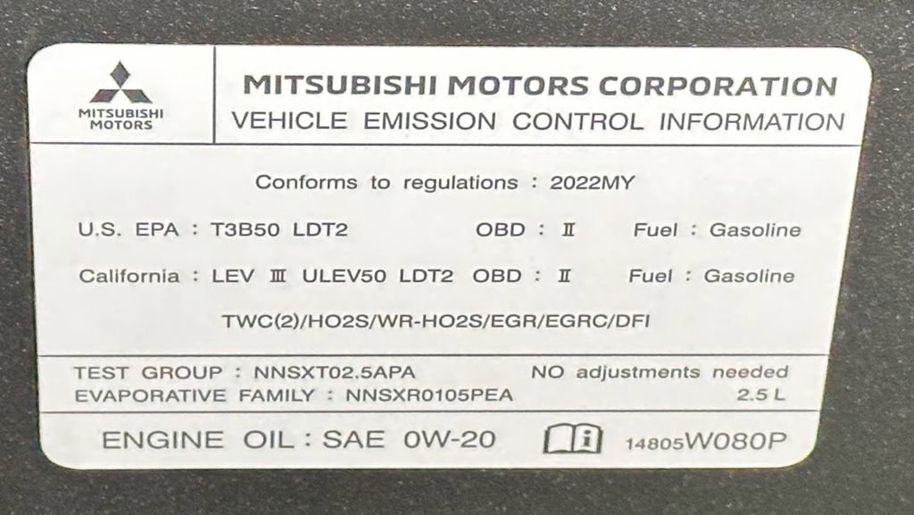 Used 2022 Mitsubishi Outlander SE AWD/4WD image 56