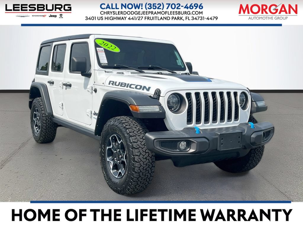 Certified 2022 Jeep Wrangler Unlimited Rubicon 4xe
