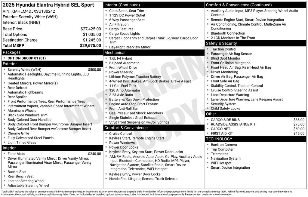 Certified 2025 Hyundai Elantra SEL image 27