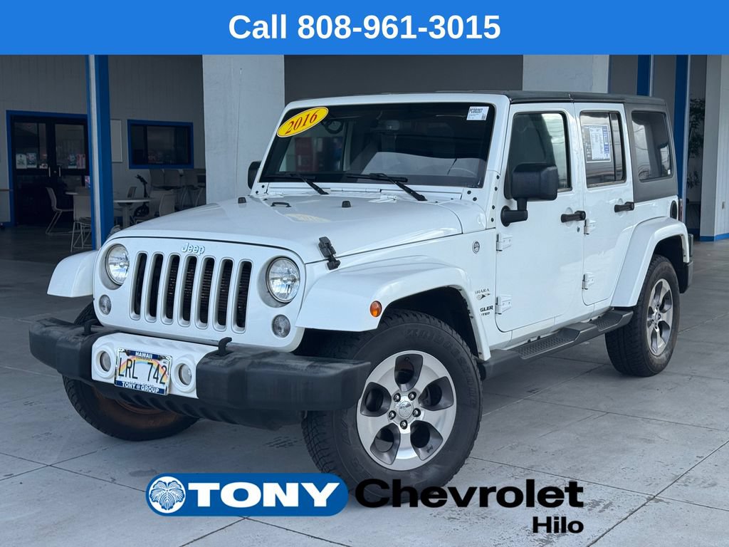 Used 2016 Jeep Wrangler Unlimited Sahara w/ Connectivity Group AWD/4WD image 1
