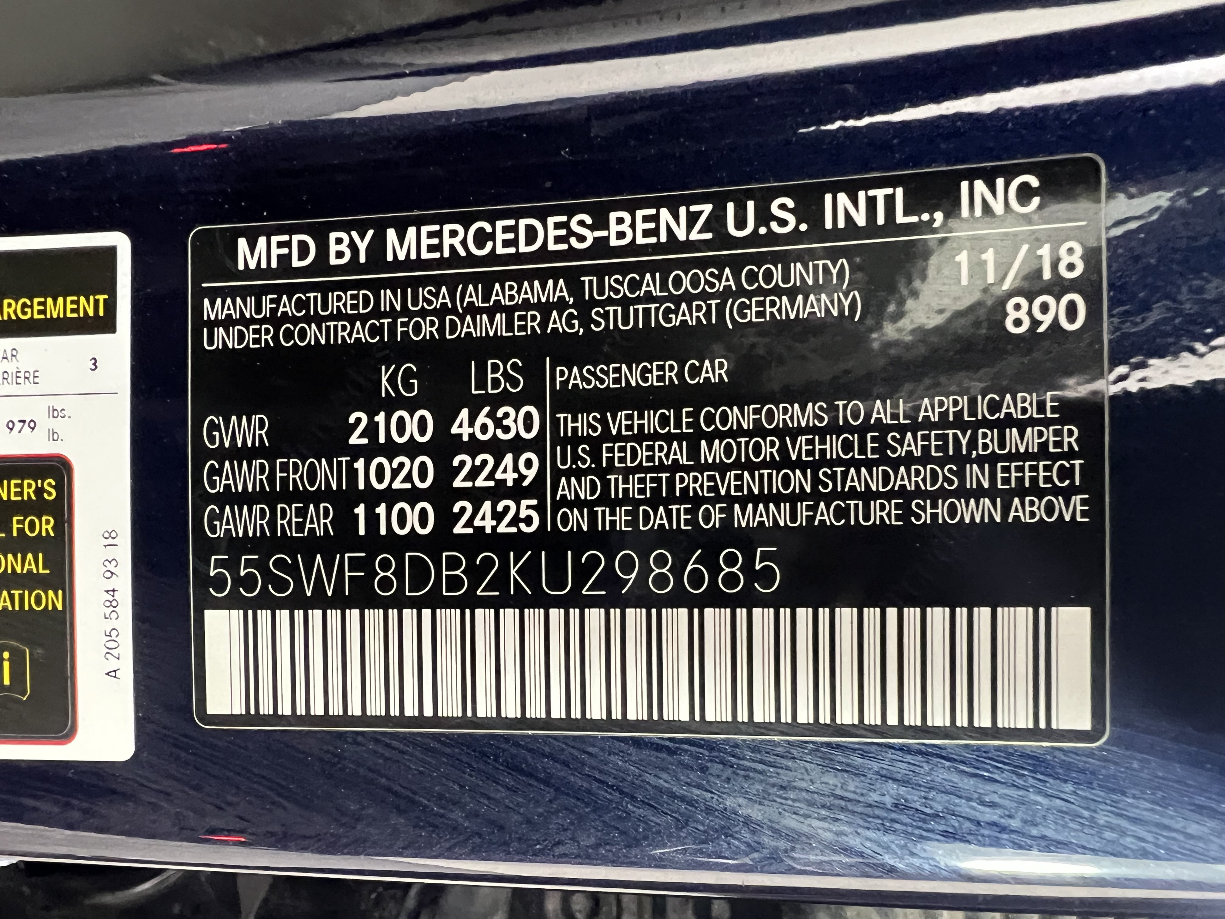 Certified 2019 Mercedes-Benz C 300 Sedan image 32
