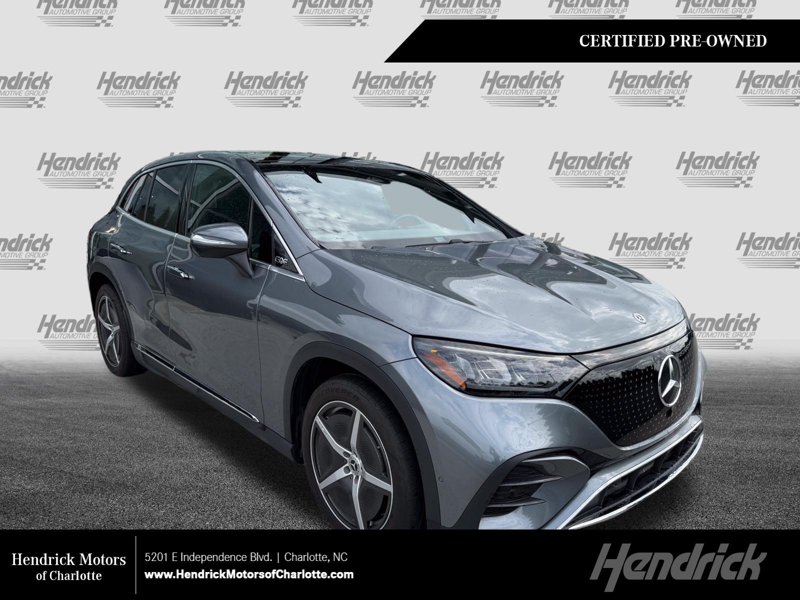 Certified 2025 Mercedes-Benz EQE 350+ SUV w/ AMG Line Exterior Package image 1