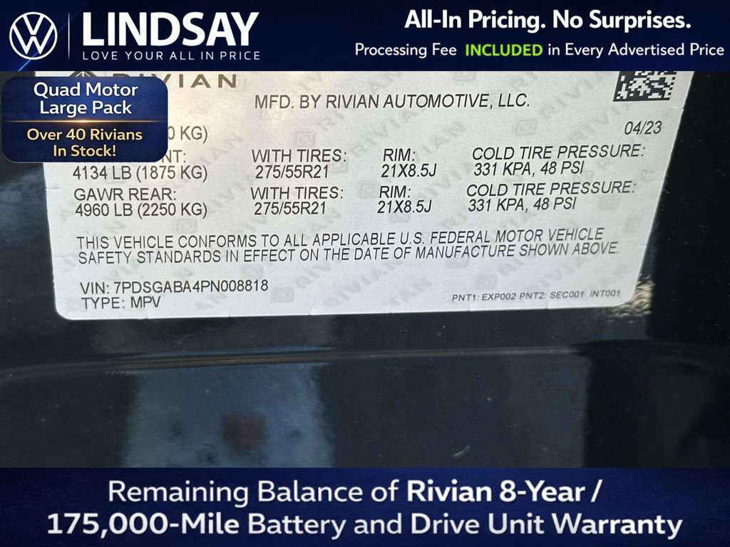 Used 2023 Rivian R1S Adventure AWD/4WD image 28