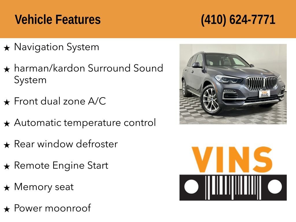 Used 2019 BMW X5 xDrive50i w/ Parking Assistance Package image 5