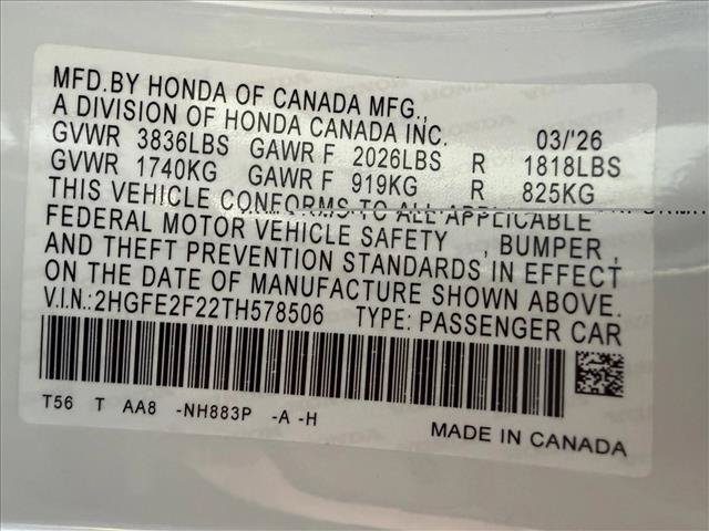 Certified 2026 Honda Civic LX image 23