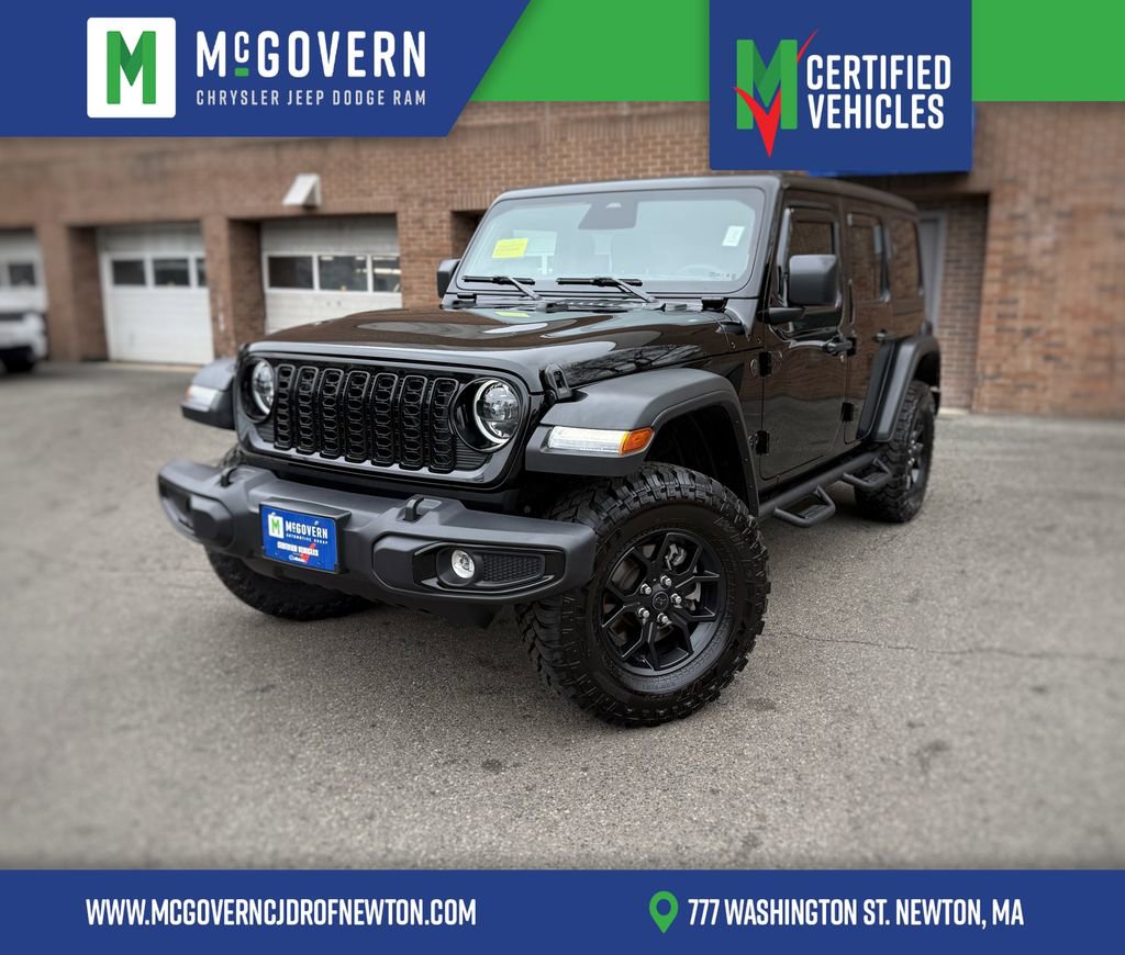 Used 2025 Jeep Wrangler Willys AWD/4WD image 1