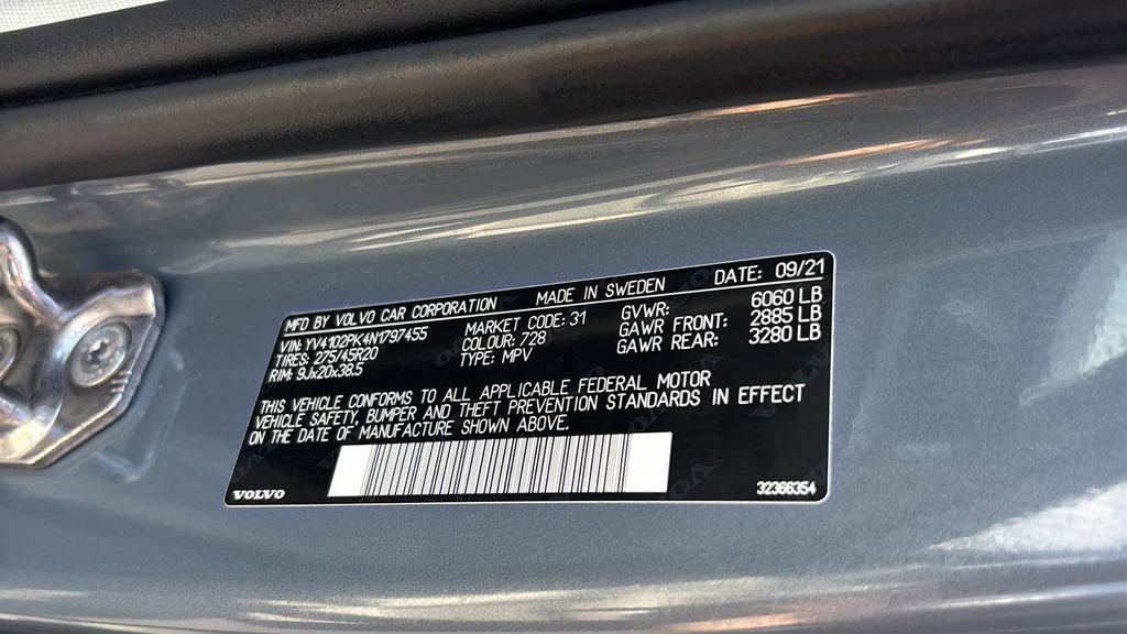 Used 2022 Volvo XC90 T5 Momentum w/ Climate Package image 36