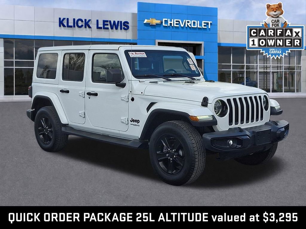 Used 2020 Jeep Wrangler Unlimited Sahara image 1