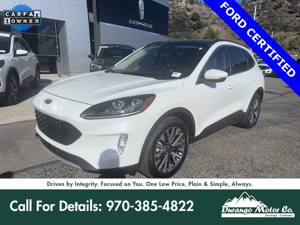 Certified 2020 Ford Escape Titanium w/ Titanium Premium Package 2.0