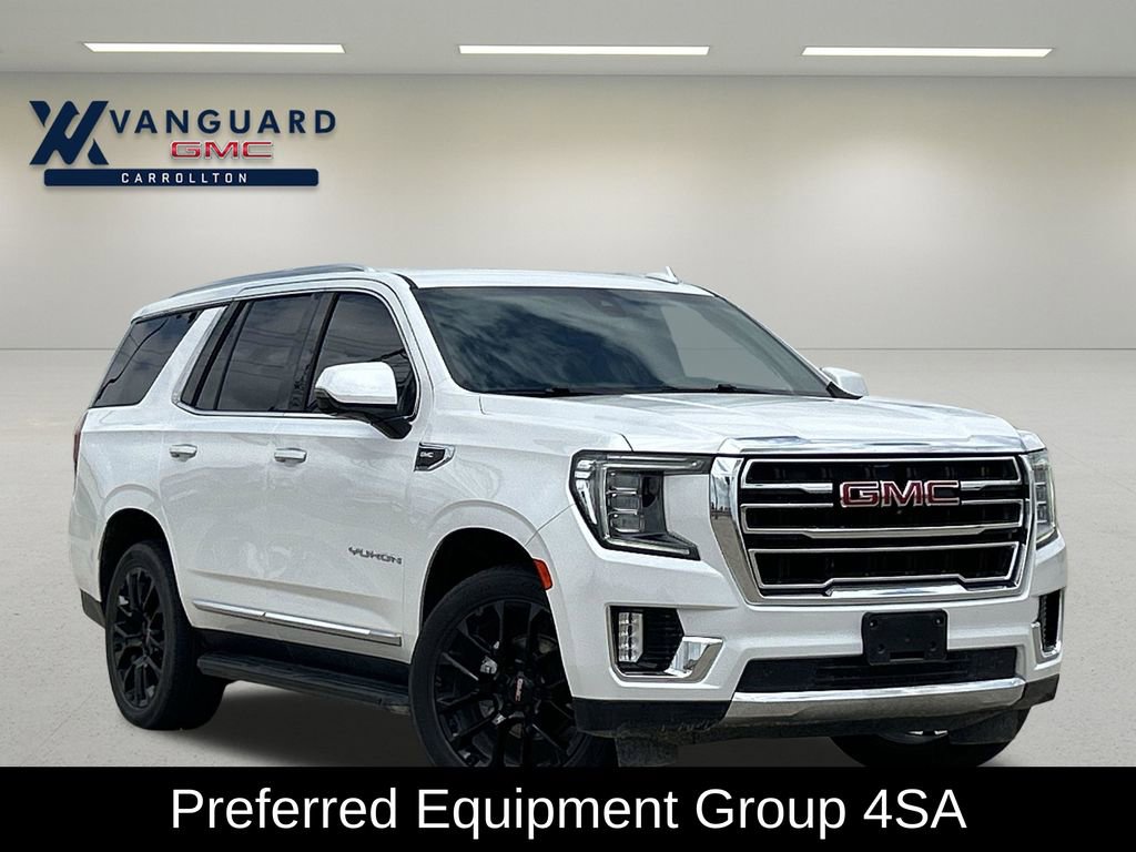 Used 2022 GMC Yukon SLT w/ SLT Luxury Package RWD image 2