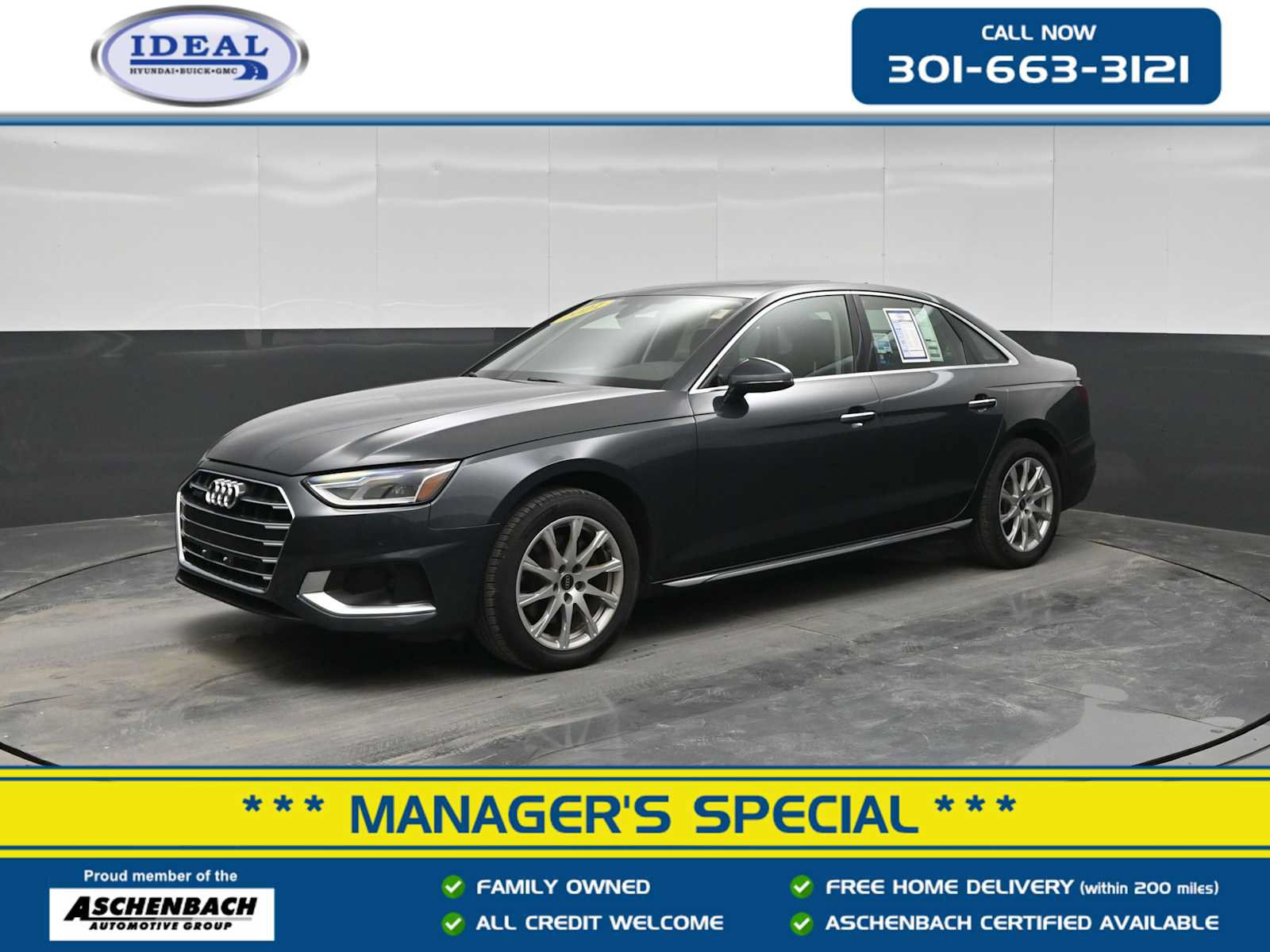 Used 2021 Audi A4 2.0T Premium w/ Convenience Package AWD/4WD image 1